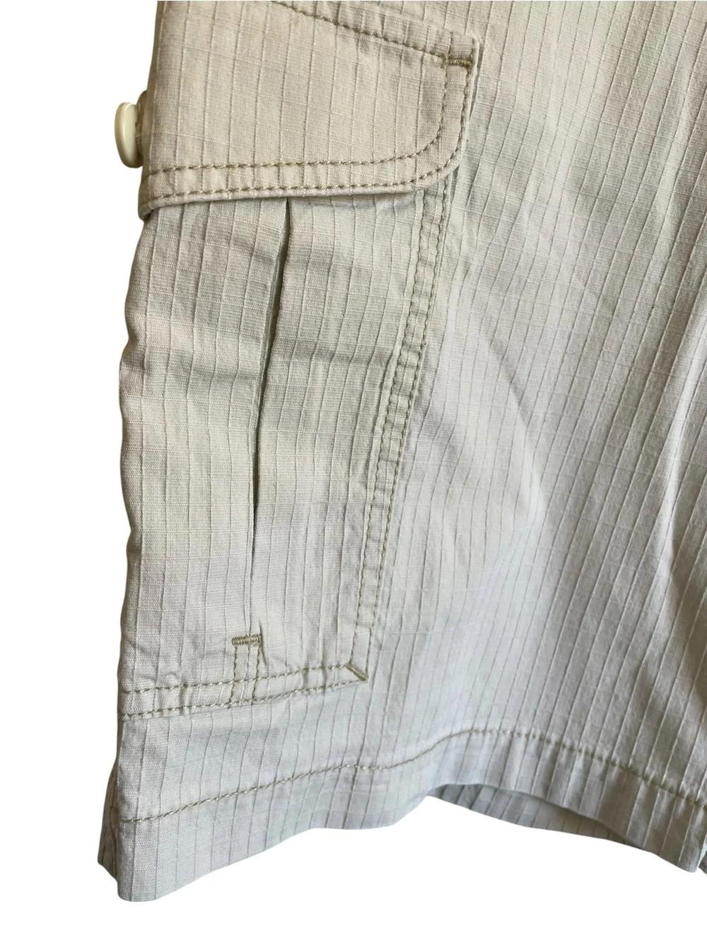 Tommy Bahama‎ Ripstop Light Cargo Shorts Light Gray 10” Inseam